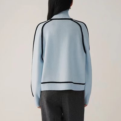 Frida | Elegante trui met hoge kraag